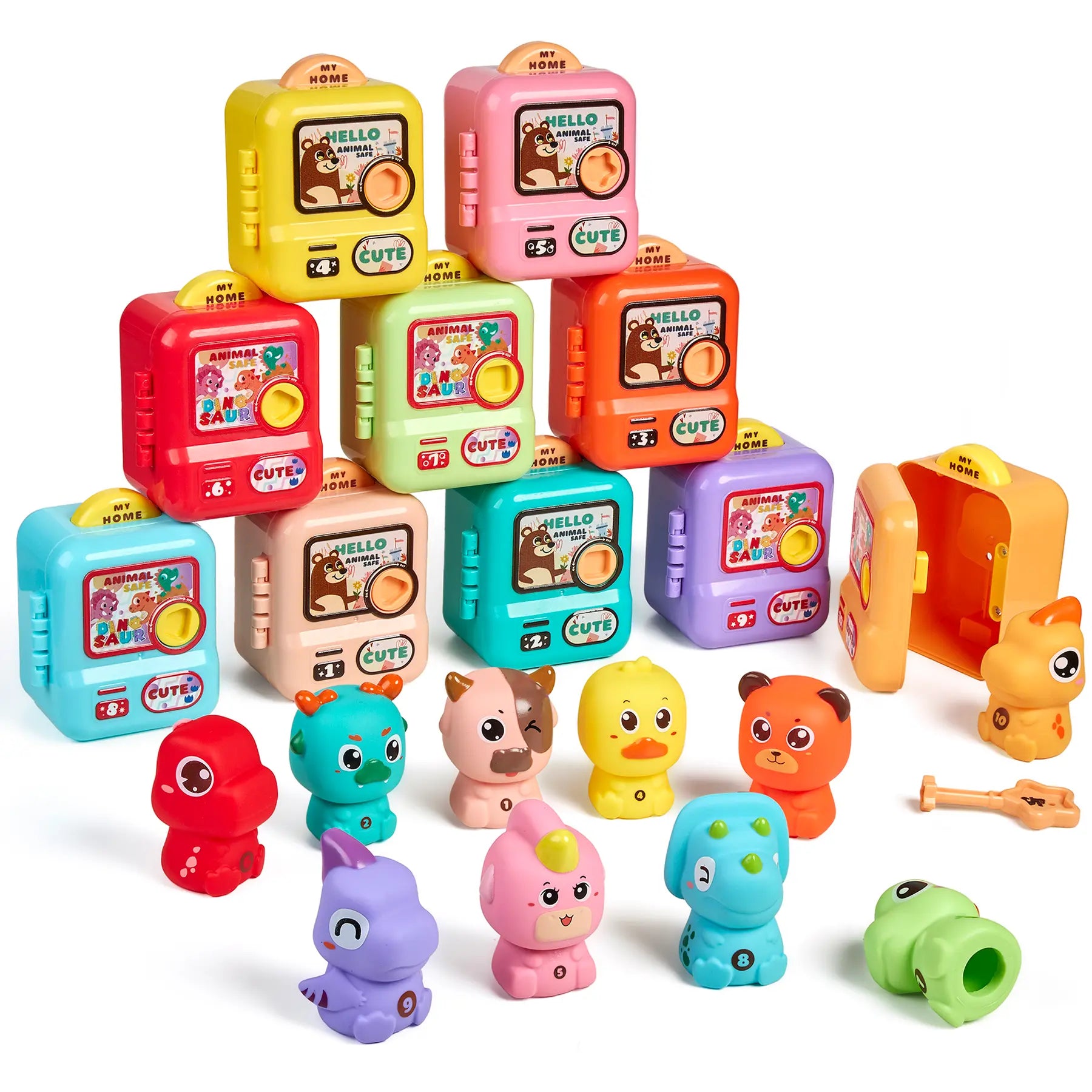 Toddmomy Juguetes De Estampillas De Madera Para Aprender Matemáticas – Set De 108 Piezas Para Desarrollo Cognitivo Y Coordinación