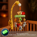 <tc>Móvil para moisés Multi-Fit con música y luz de proyección de estrellas (función Bluetooth)</tc>