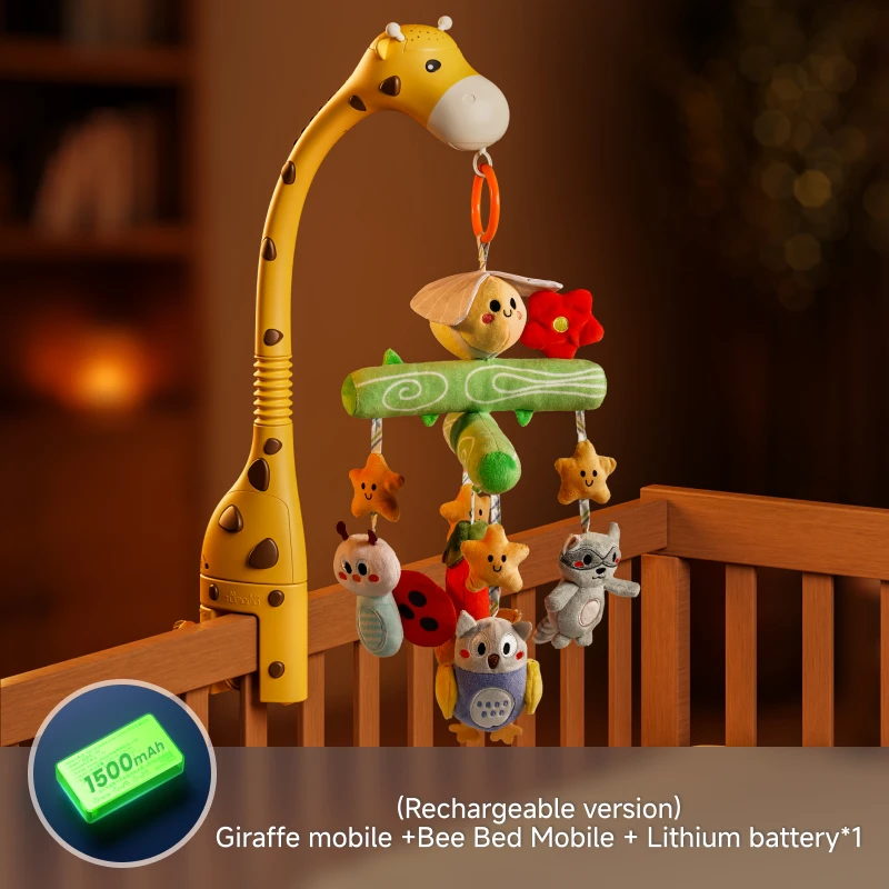 <tc>Móvil para moisés Multi-Fit con música y luz de proyección de estrellas (función Bluetooth)</tc>