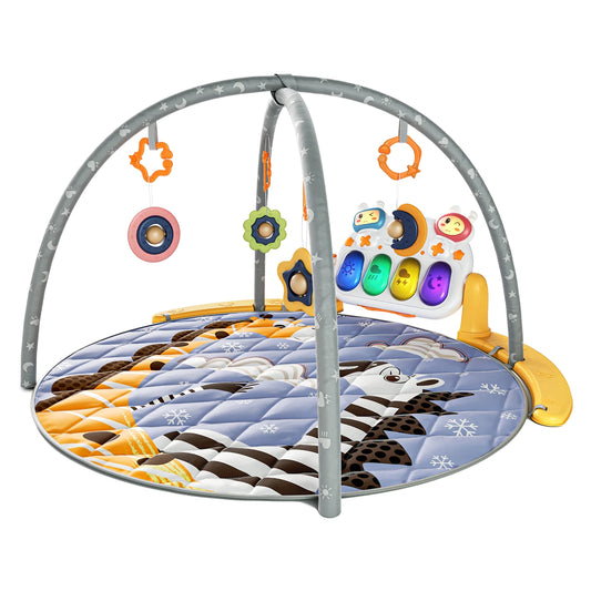 Hanging rattle for sensory play on baby playtime gym