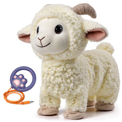 <tc>Oveja de peluche interactiva que camina, canta y gira</tc>