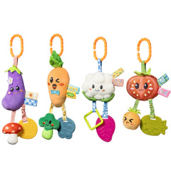 <tc>Sonajero de peluche colgante para bebé con mordedor</tc>