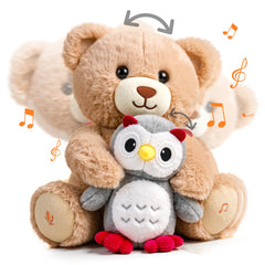 <tc>Osito de peluche interactivo con grabación de voz y canciones infantiles</tc>