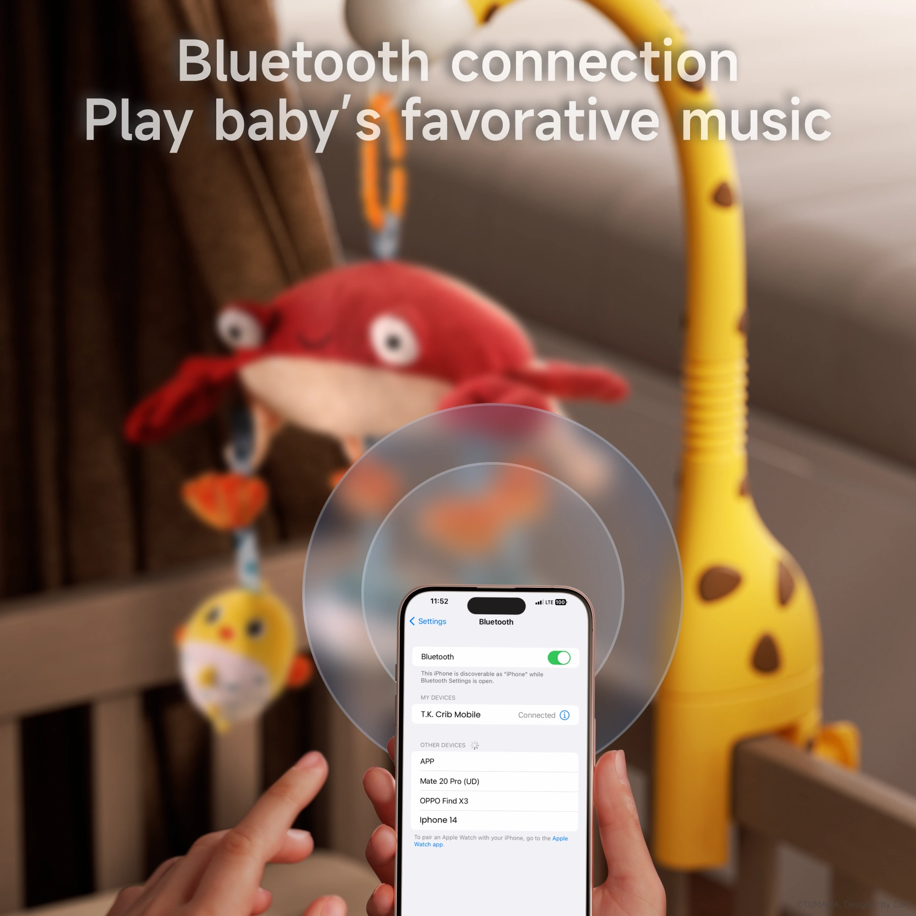 <tc>Carrusel Musical Cuna Bebé con Luces</tc>