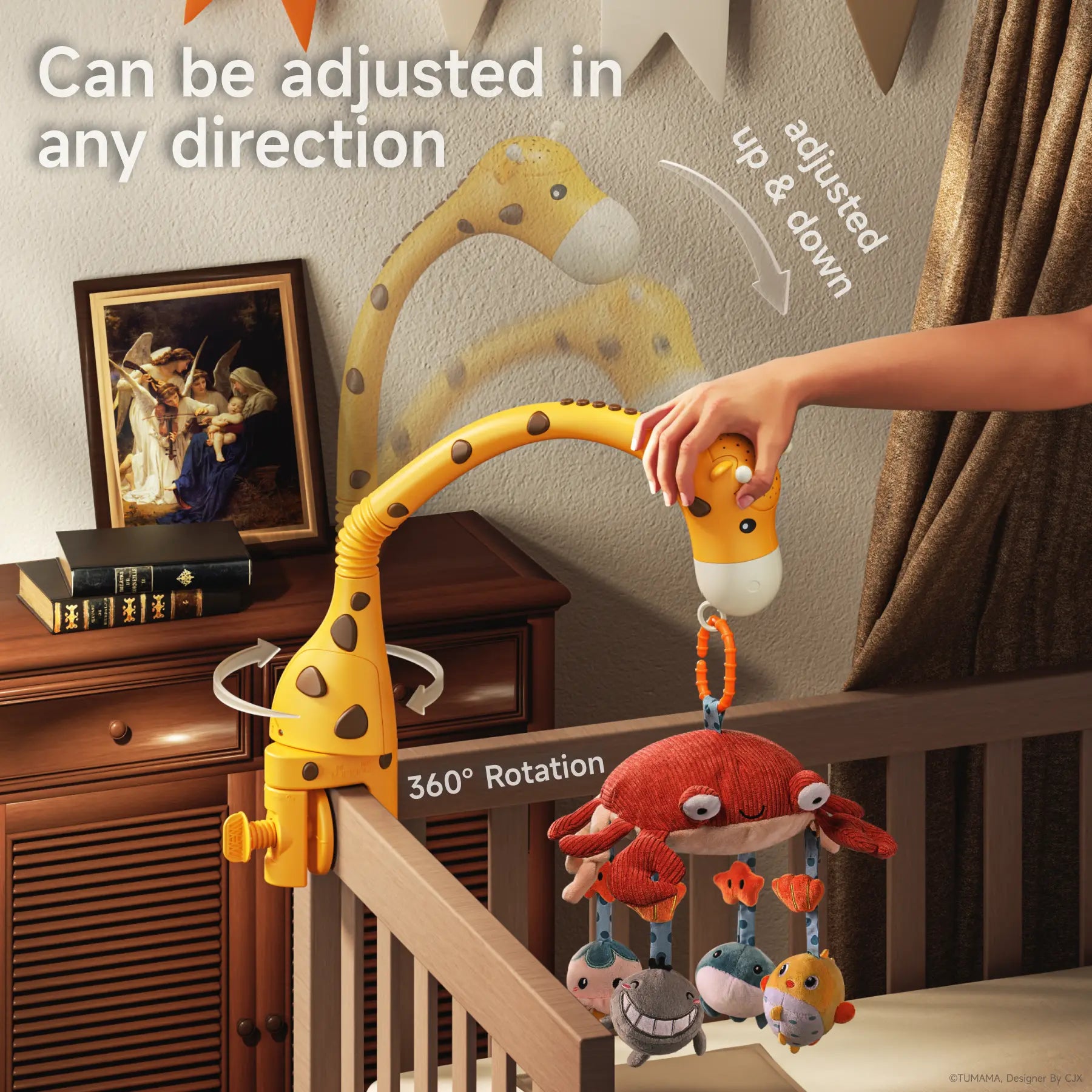 <tc>Carrusel Musical Cuna Bebé con Luces</tc>