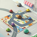 <tc>Juguete de tazas apilables para bebés – incluye alfombrilla de juego</tc>