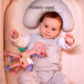 <tc>Juguete colgante de peluche con mordedor y sonajero
</tc>