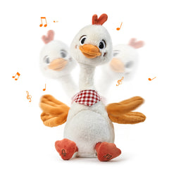 <tc>Pato de Peluche Interactivo – Canta, Baila y Mueve las Alas</tc>