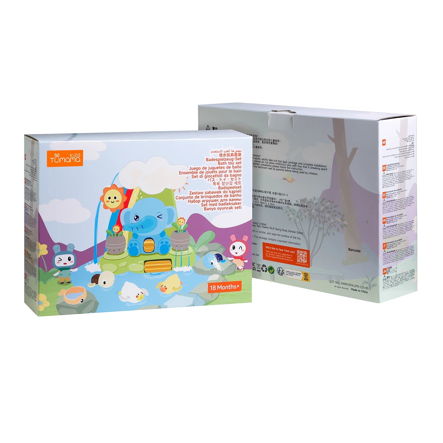 <tc>Juego de Juguetes de Baño en Cascada Interactivo para Niños Pequeños</tc>