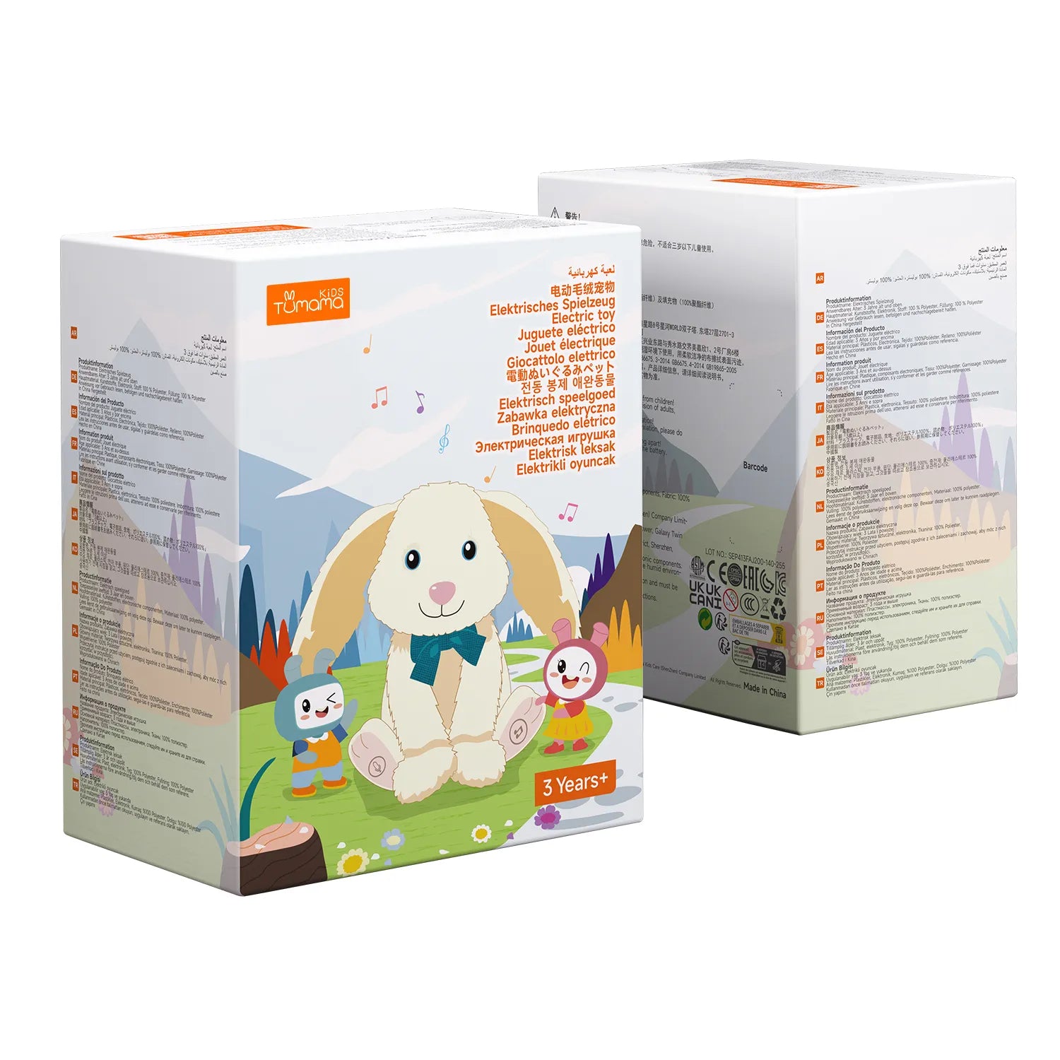 <tc>Conejo de Peluche Interactivo que Canta y Graba</tc>