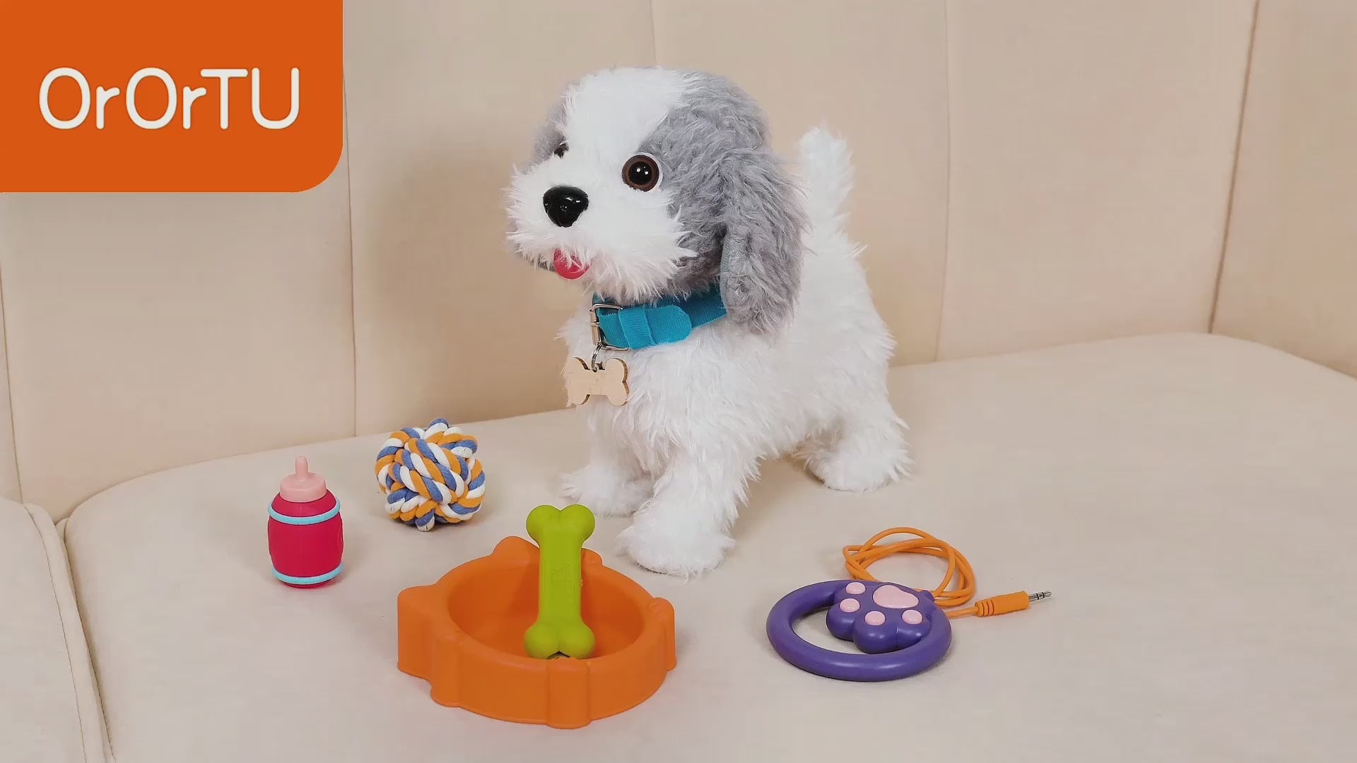 Showing-various-ways-to-play-electronic-plush-pet-dog