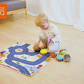 <tc>Juguete de tazas apilables para bebés – incluye alfombrilla de juego</tc>